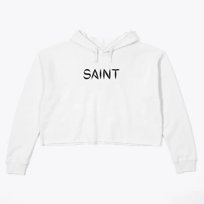 Saint Women's Crop Hoodie