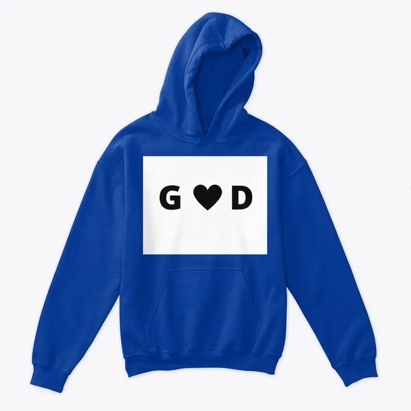 God Is Love Kids Pullover Hoodie