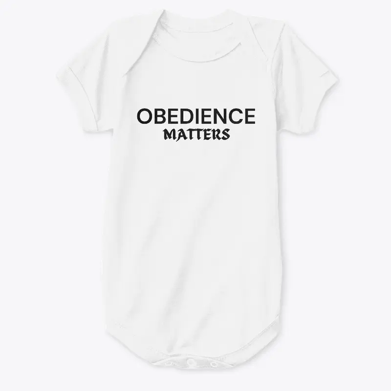 Obedience Matter Onesie