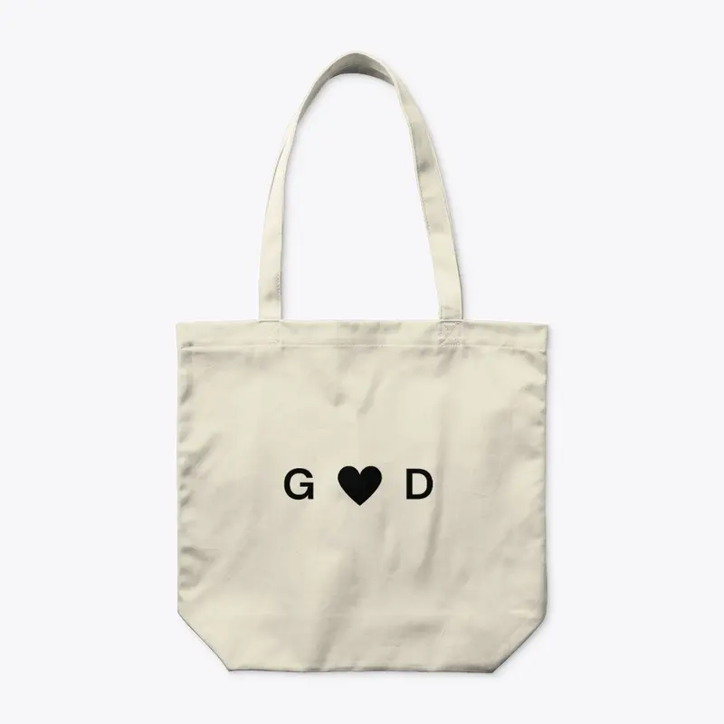 God Is Love Organic Tote 