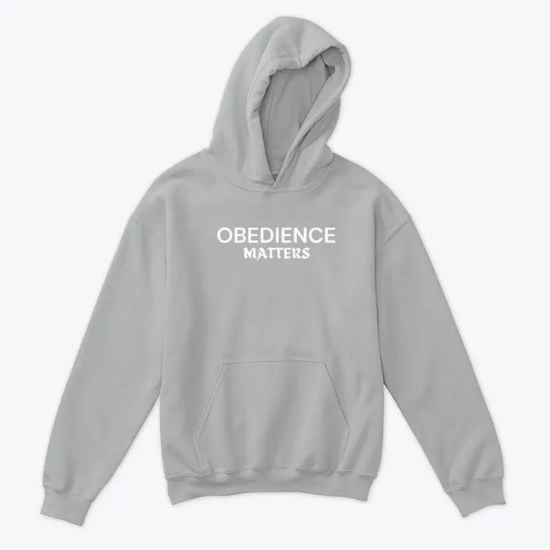 Obedience Matters Kids Pullover Hoodie