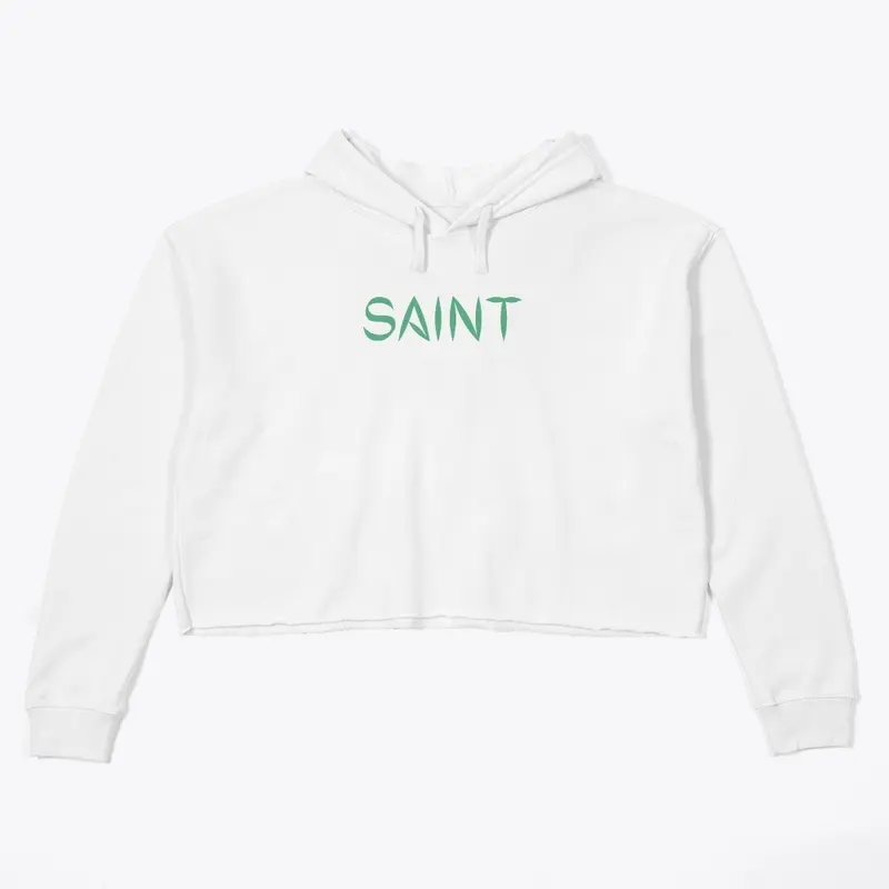 Saint Women's Crop Hoodie